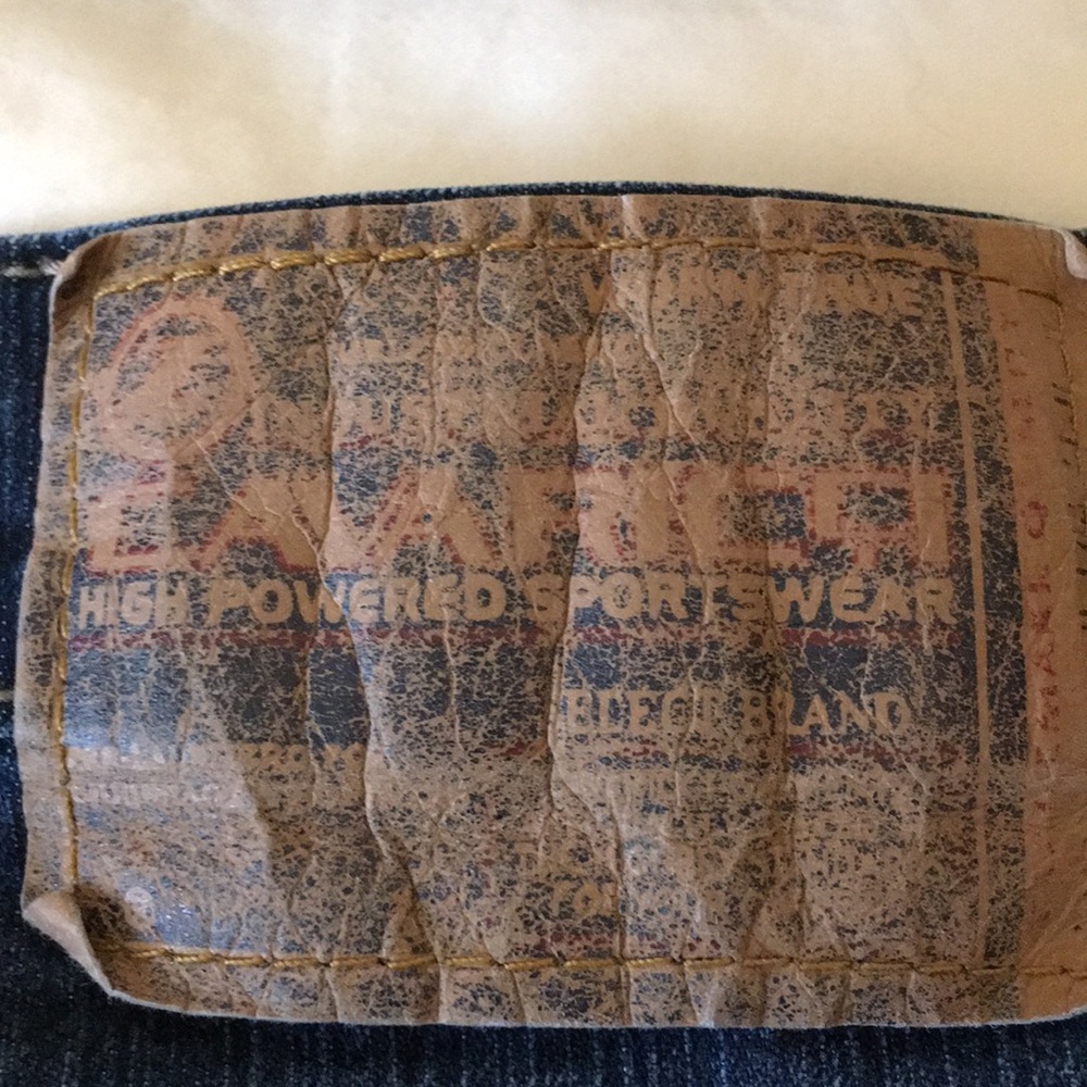 Z. Cavaricci Faded Blue Jean Skirt - Picture 8 of 8